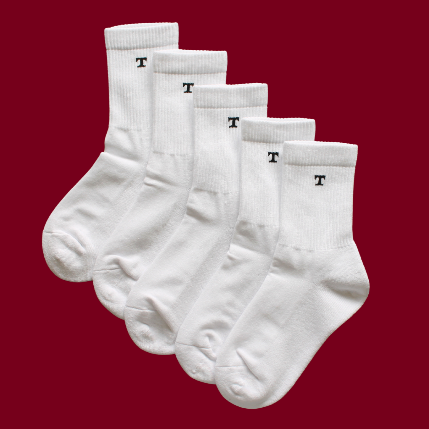 Sportsokk med frotté 5-pack